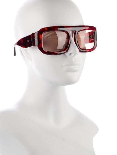 Elisa Johnson Square Tinted Sunglasses