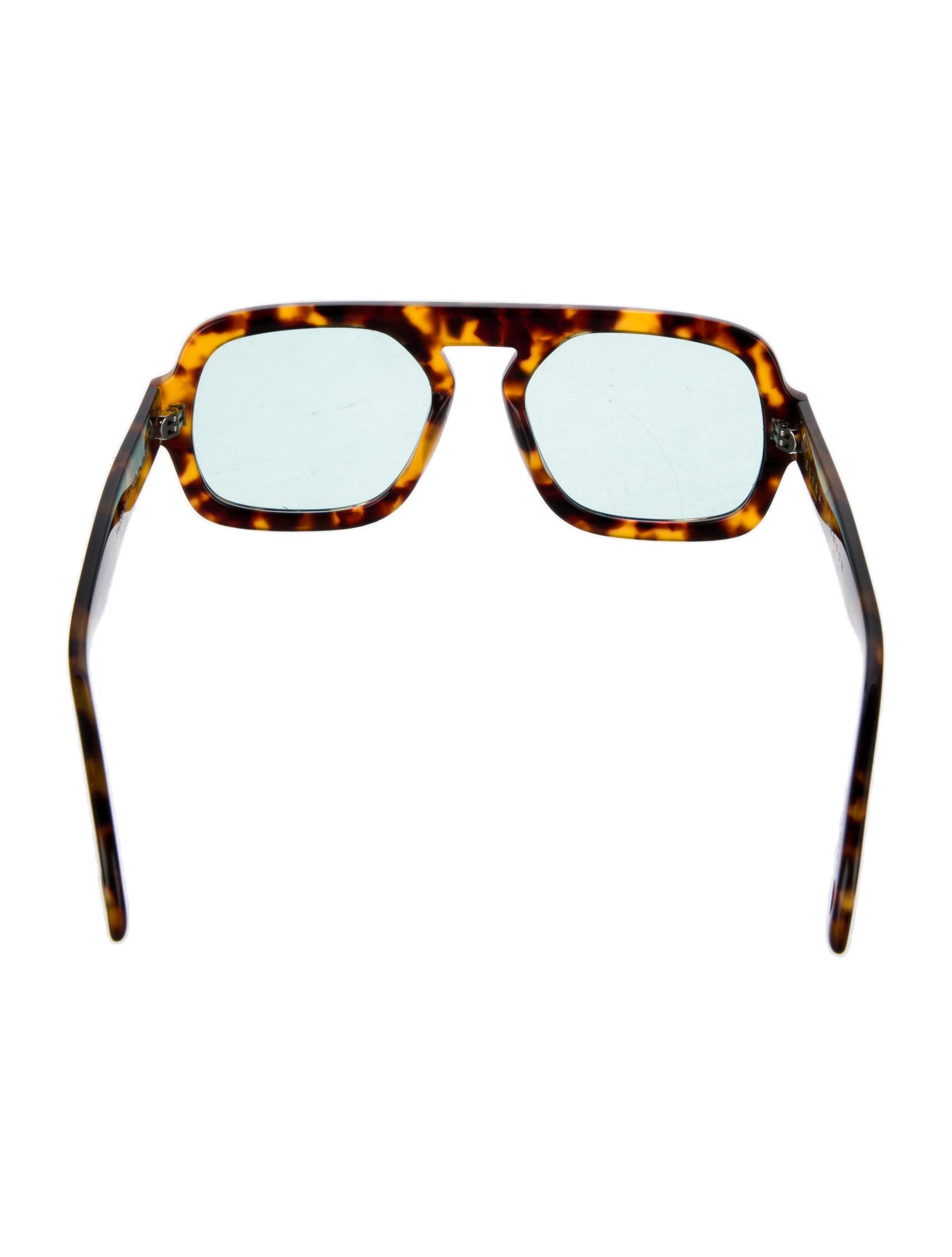 Elisa Johnson Square Mirrored Sunglasses