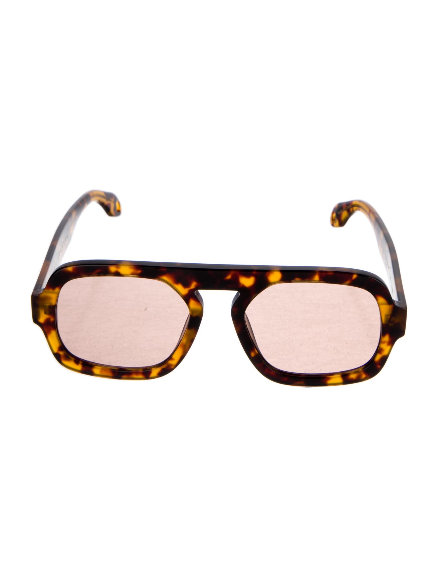 Elisa Johnson Square Tinted Sunglasses