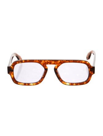 Elisa Johnson Square Tinted Sunglasses