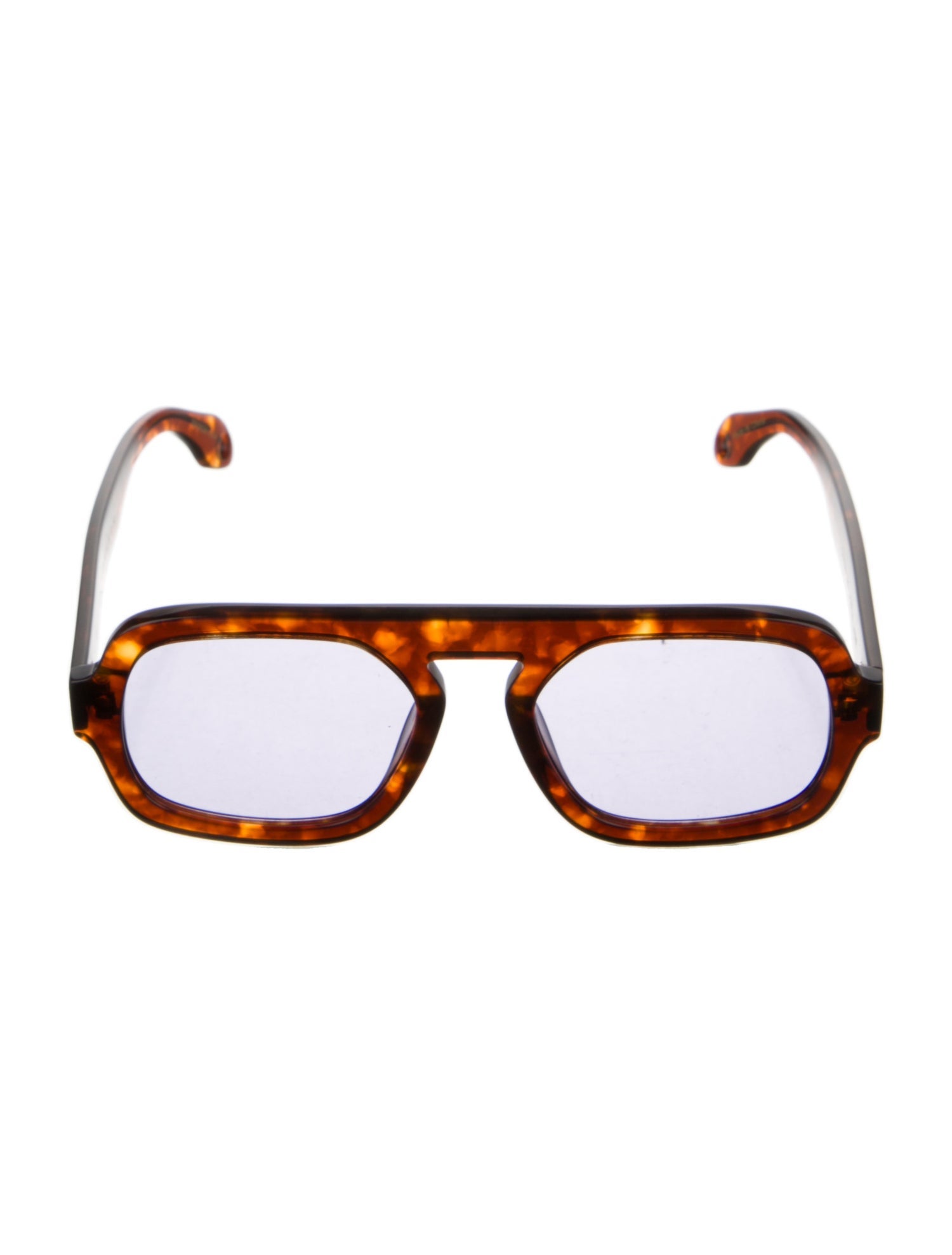 Elisa Johnson Square Tinted Sunglasses