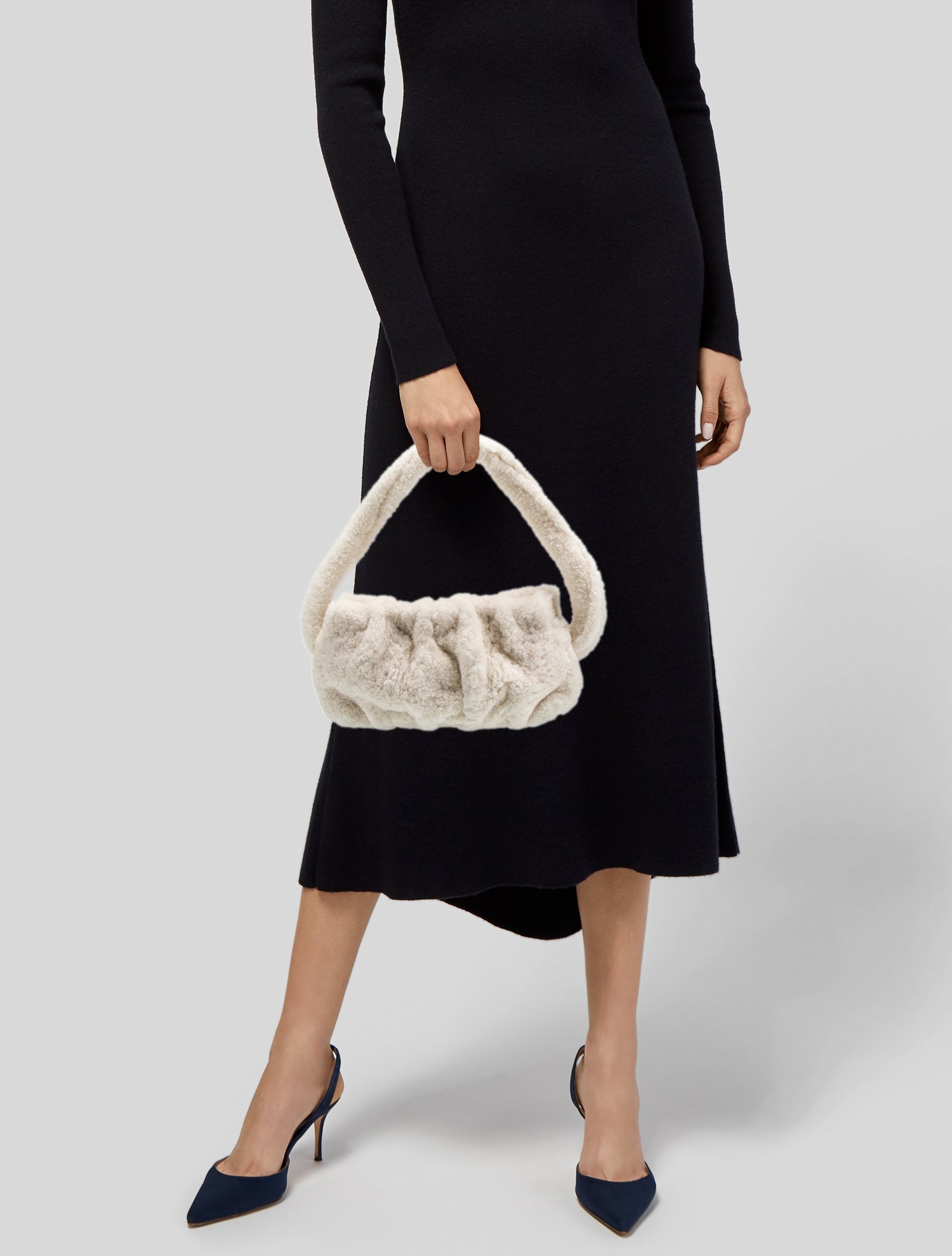 Elleme Faux Fur Shoulder Bag