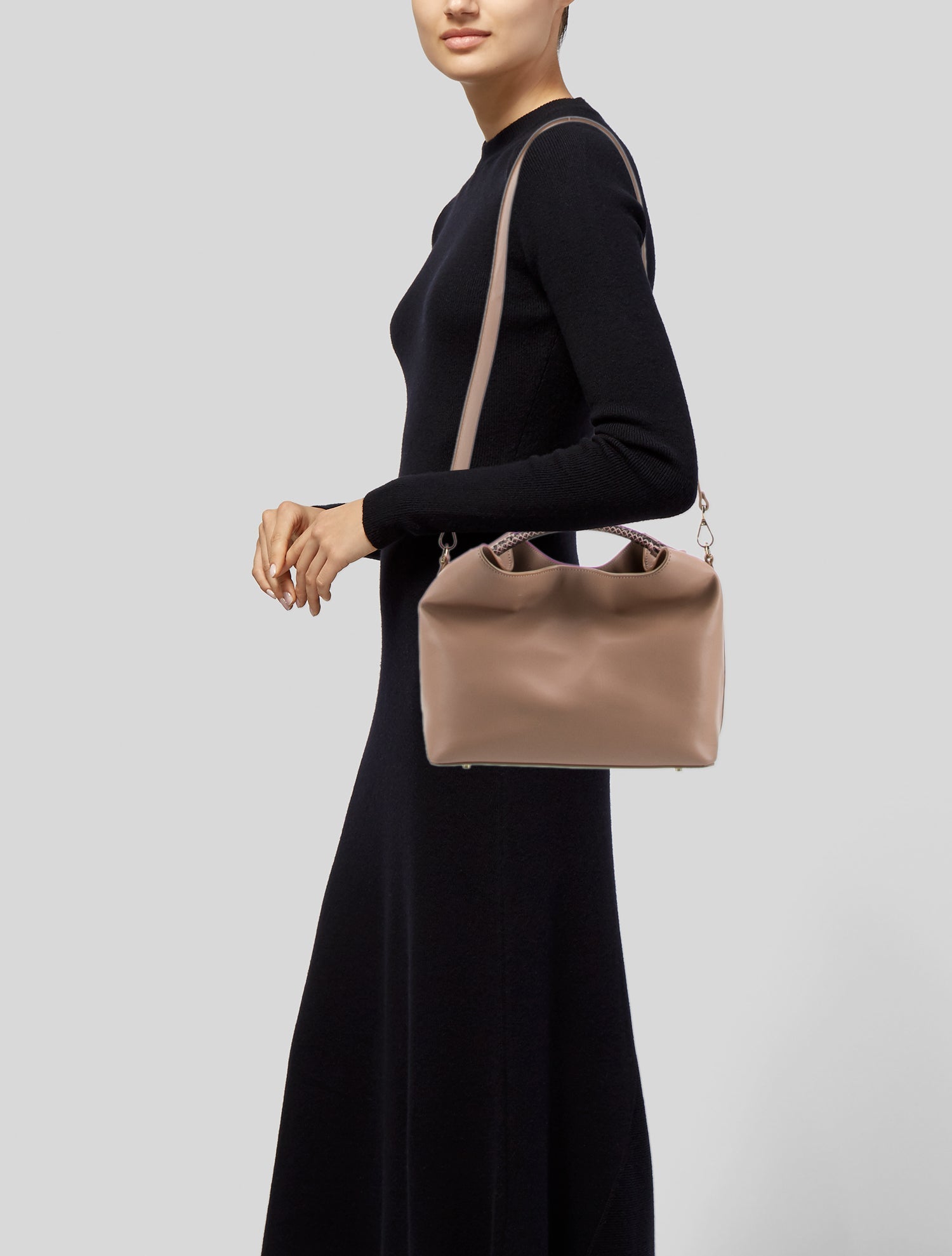 Elleme Leather Top Handle Bag