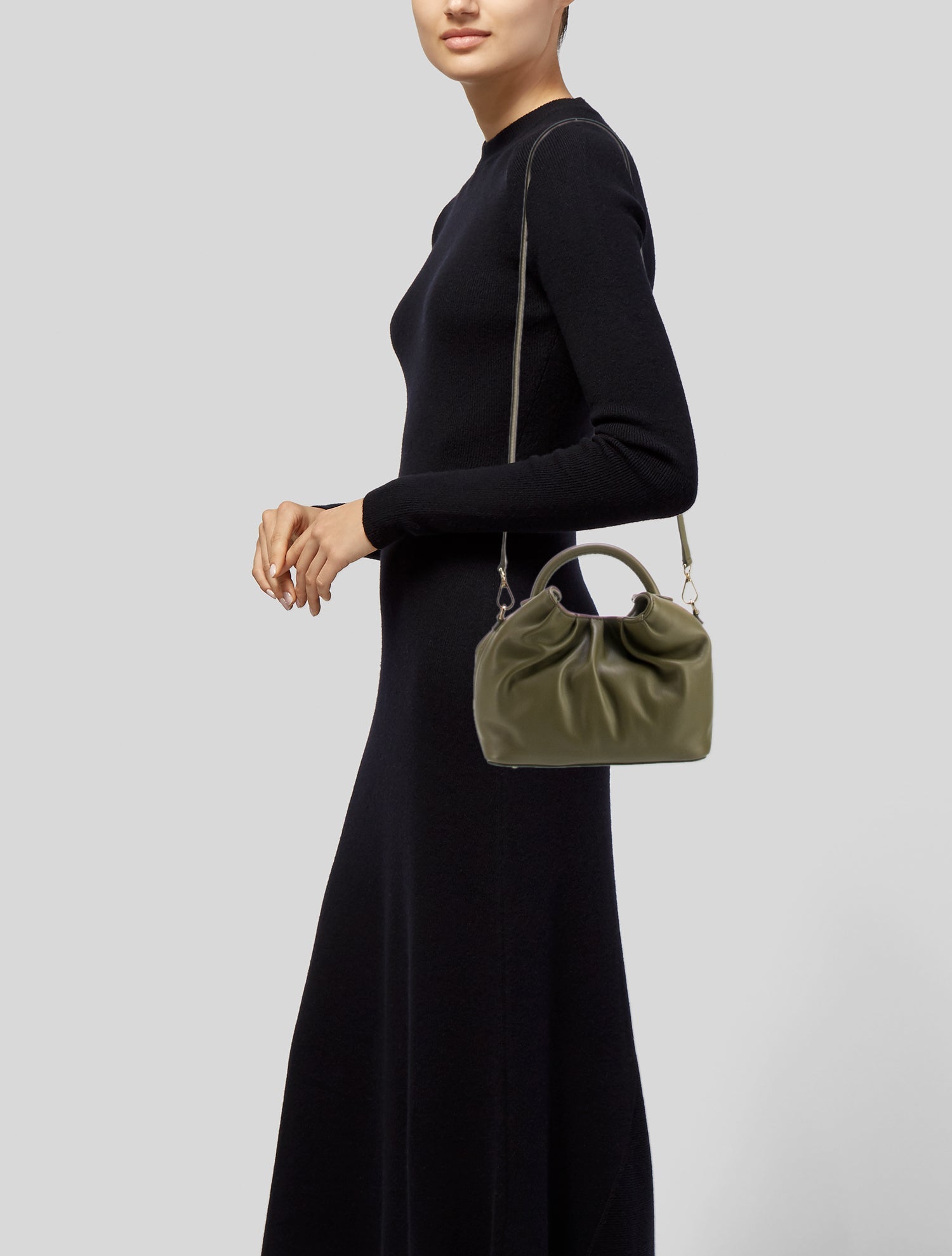 Elleme Leather Top Handle Bag