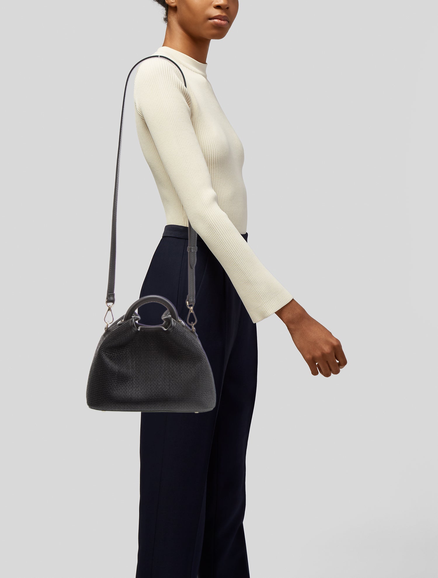 Elleme Straw Top Handle Bag