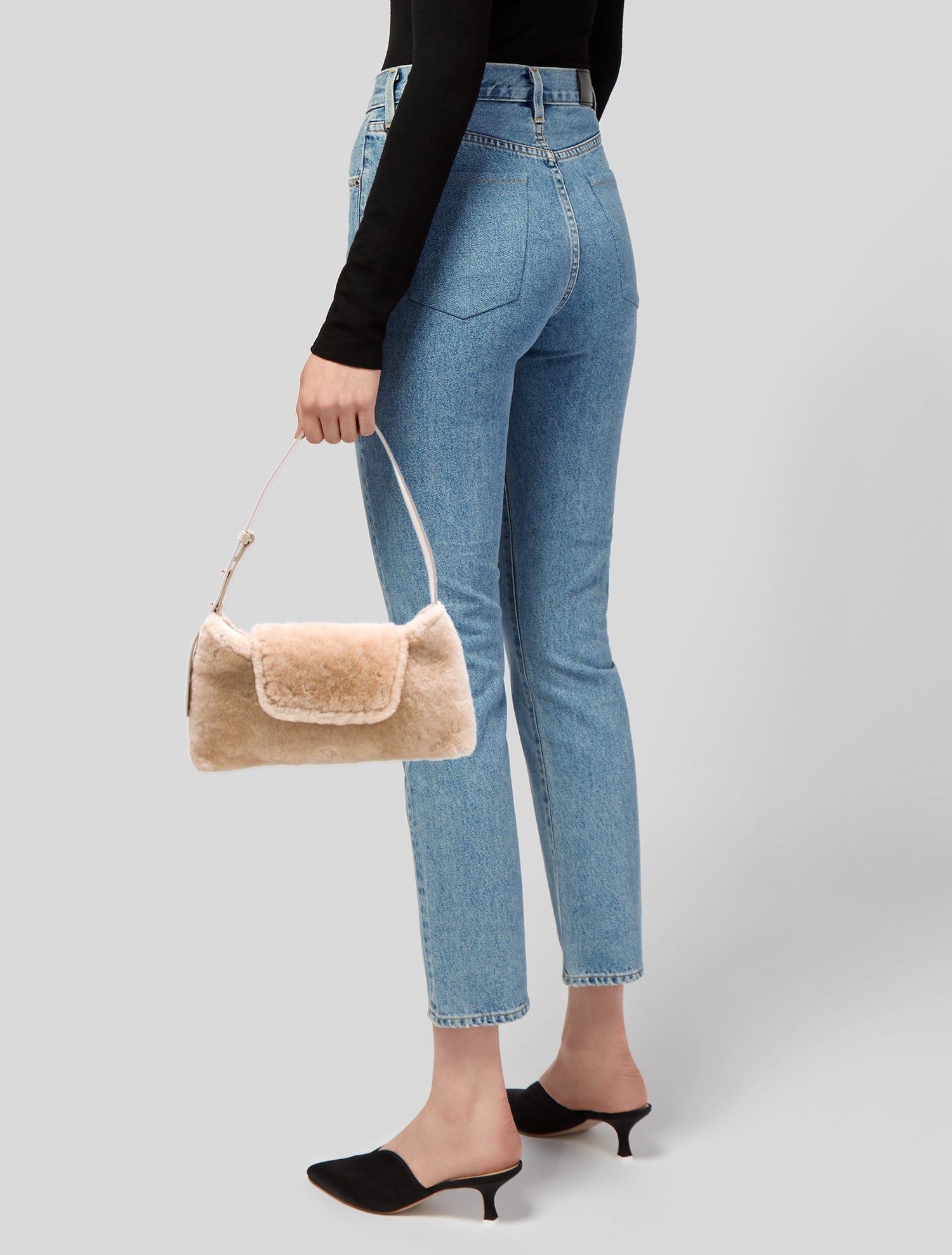 Elleme Faux Fur Shoulder Bag