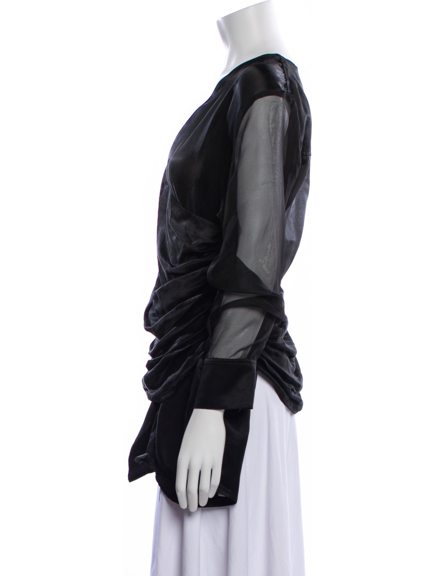 Elleme V-Neck Long Sleeve Blouse