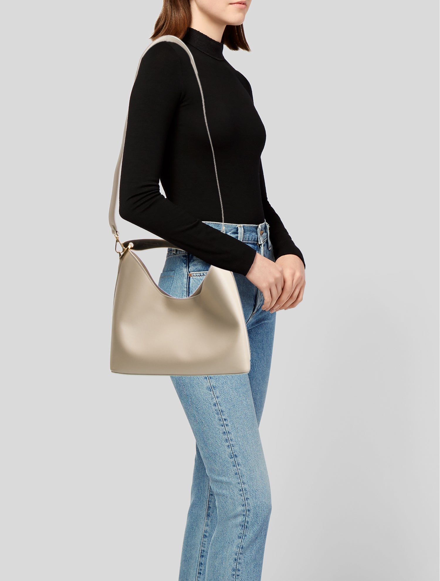 Elleme Leather Top Handle Bag