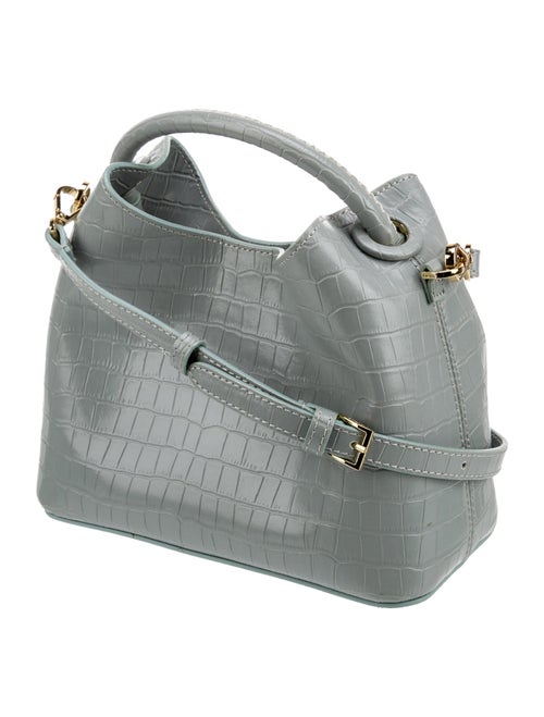 Elleme Embossed Leather Top Handle Bag