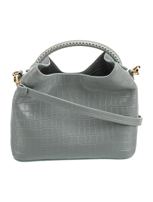 Elleme Embossed Leather Top Handle Bag