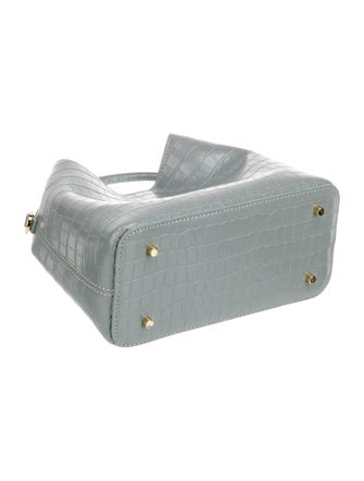 Elleme Embossed Leather Top Handle Bag