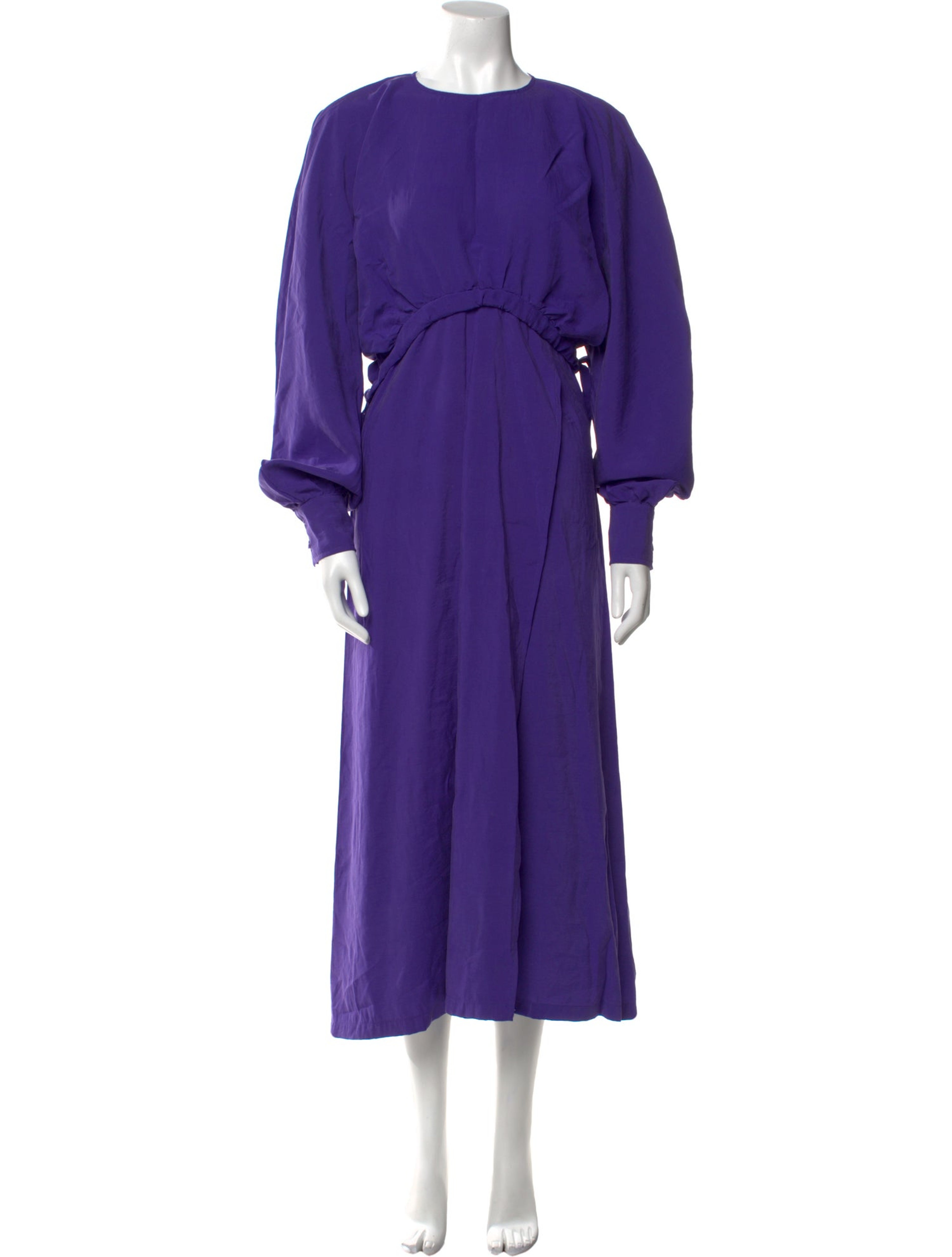 Crew Neck Long Dress
