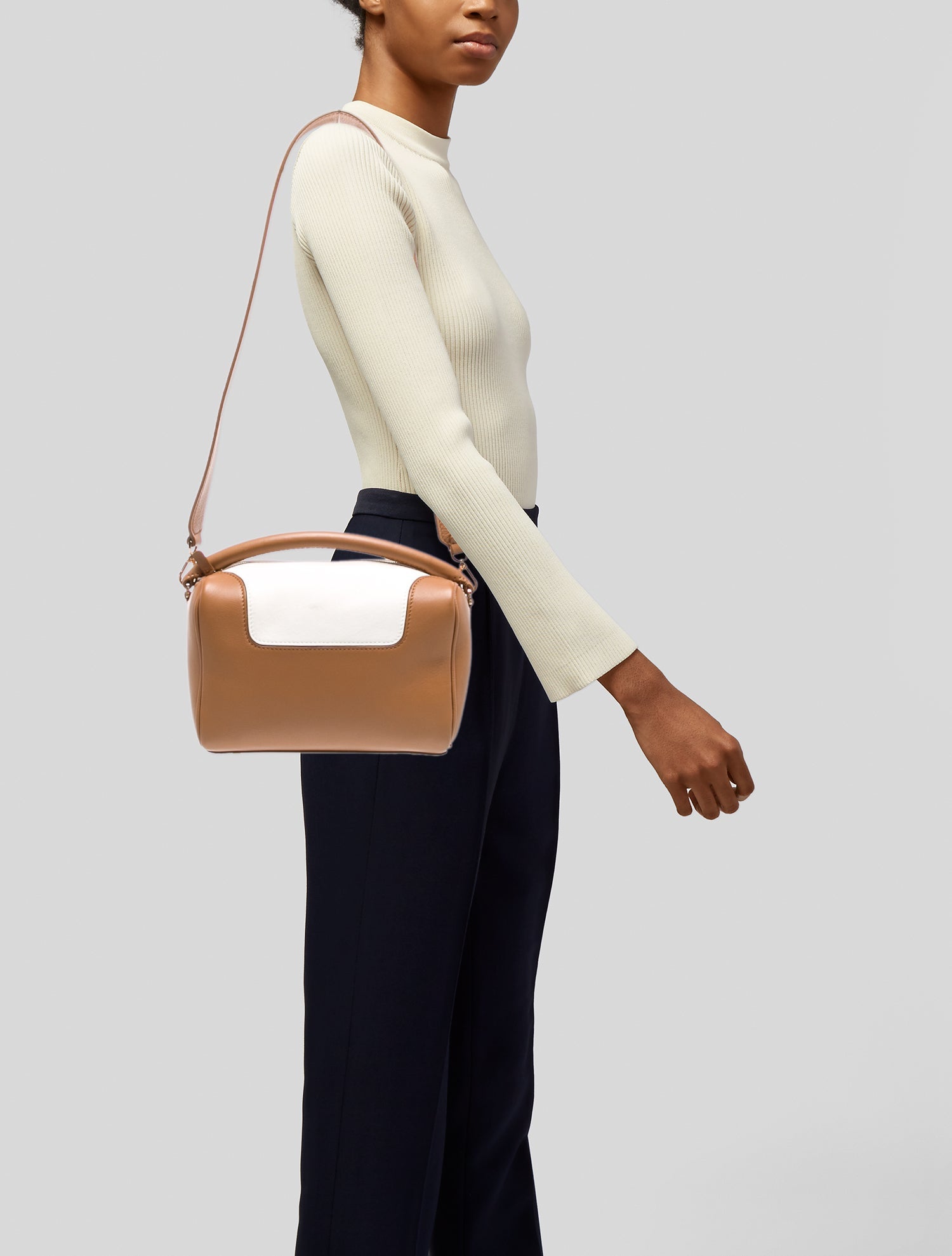 Elleme Leather Top Handle Bag