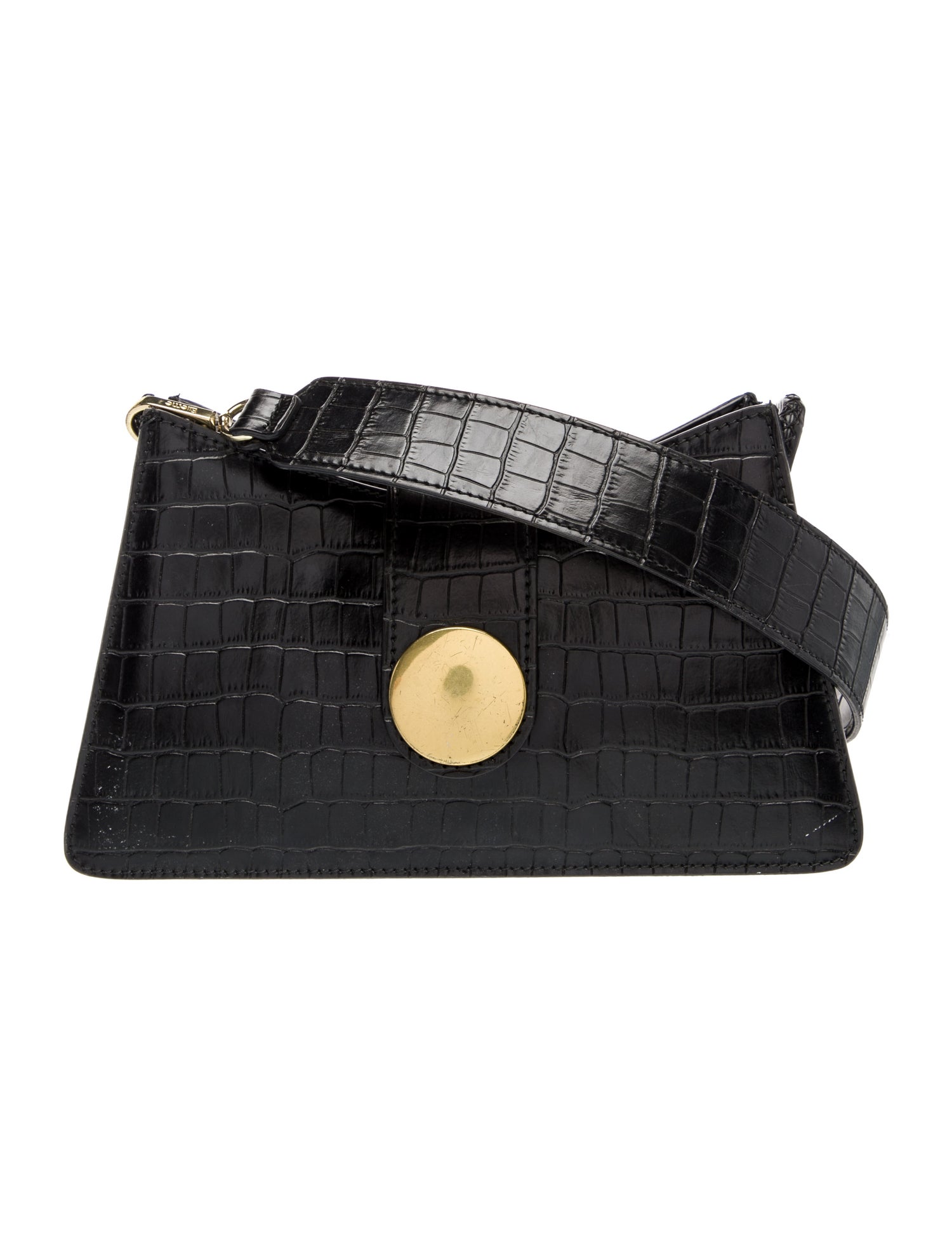 Elleme Embossed Leather Shoulder Bag