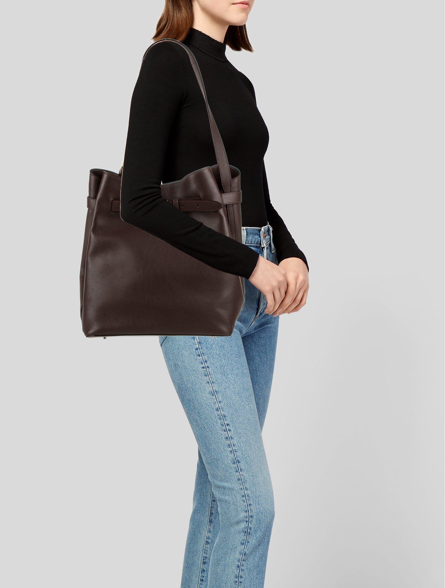Elleme Leather Bucket Bag