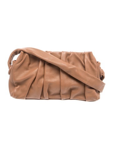 Pre-owned Elleme Leather Shoulder Bag In Brown