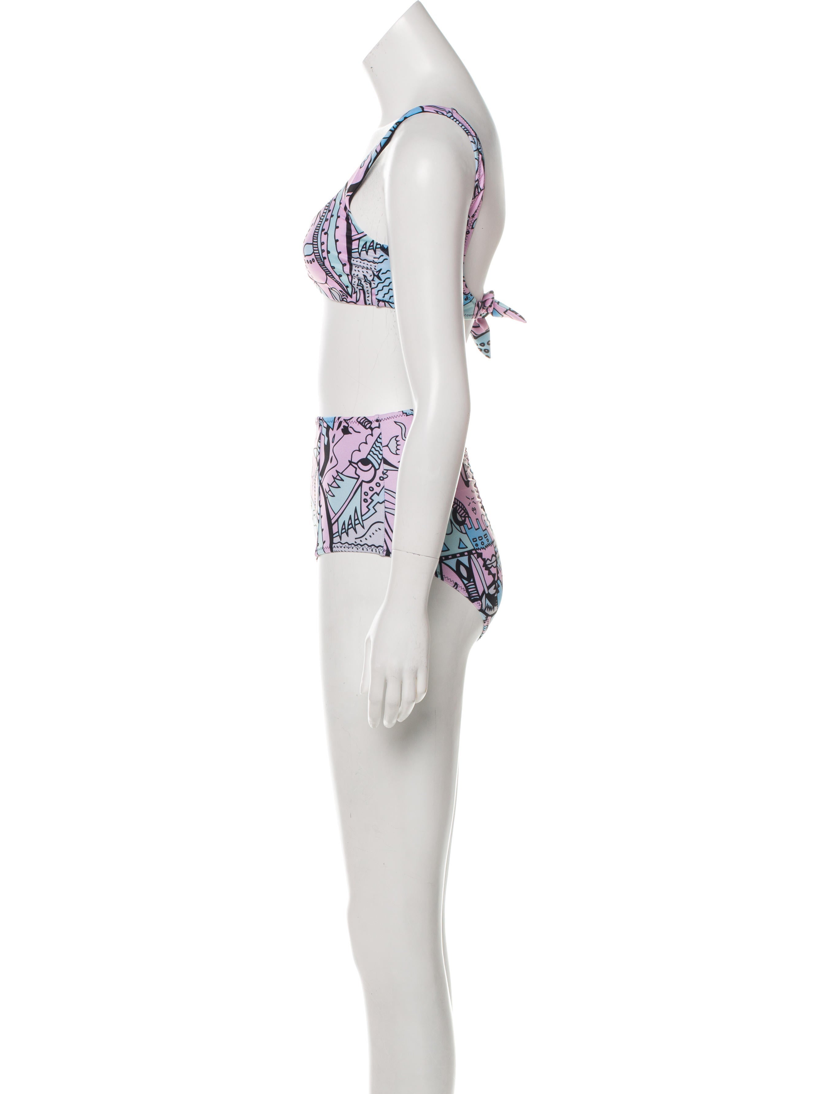 Ellie Rassia Far Away High-Waisted Bikini