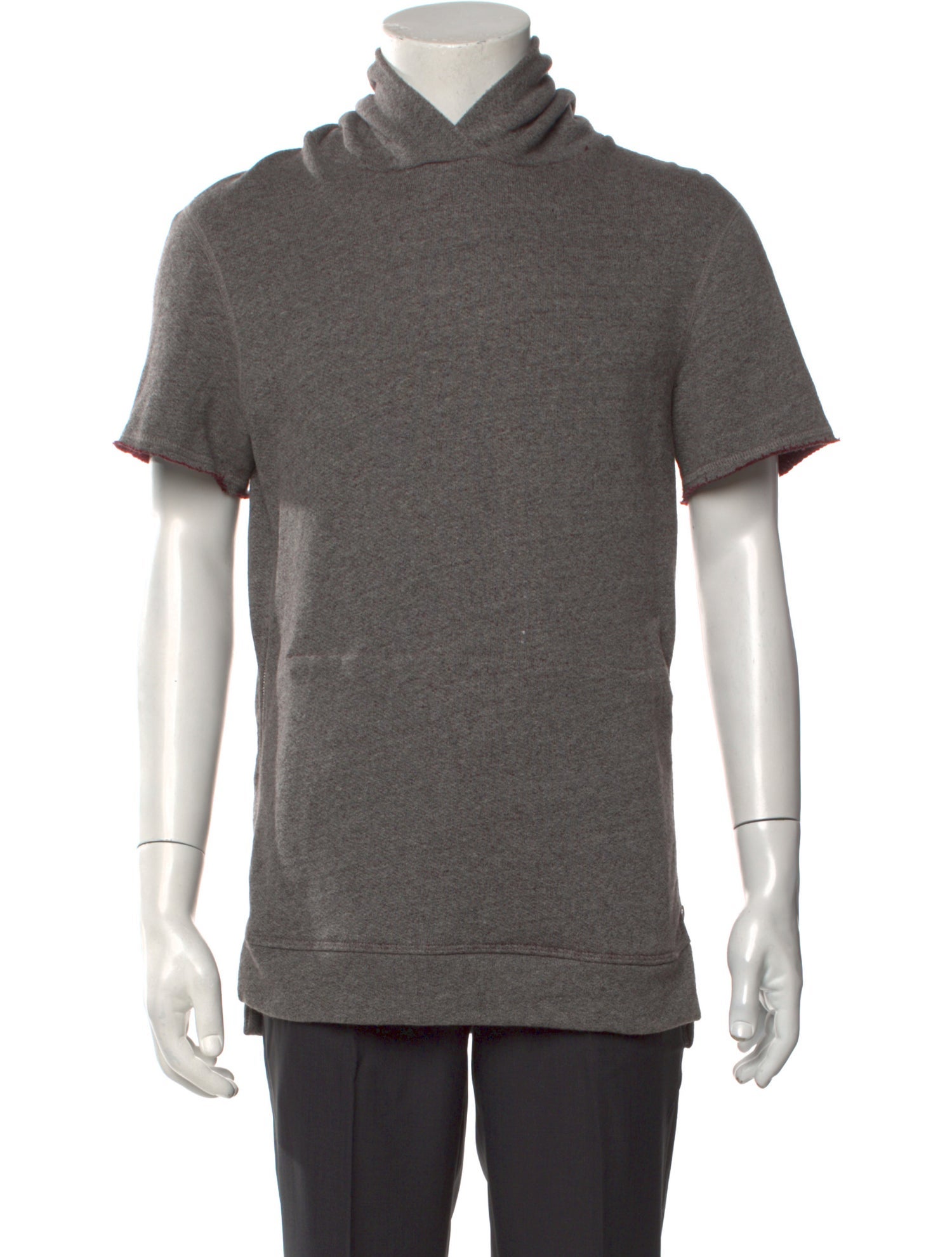 John Elliott + Co Mock Neck Short Sleeve Hoodie