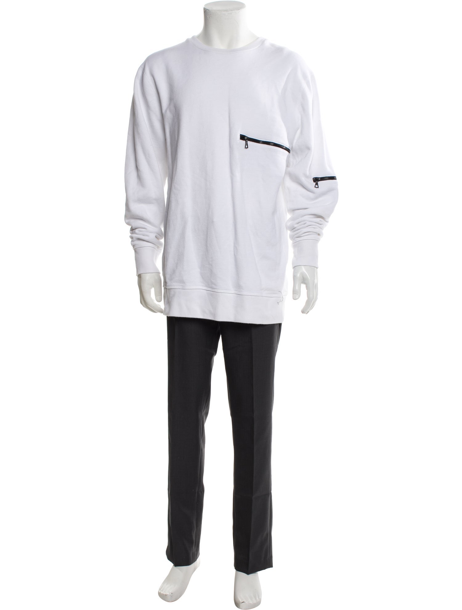 John Elliott + Co Graphic Print Crew Neck Sweatshirt