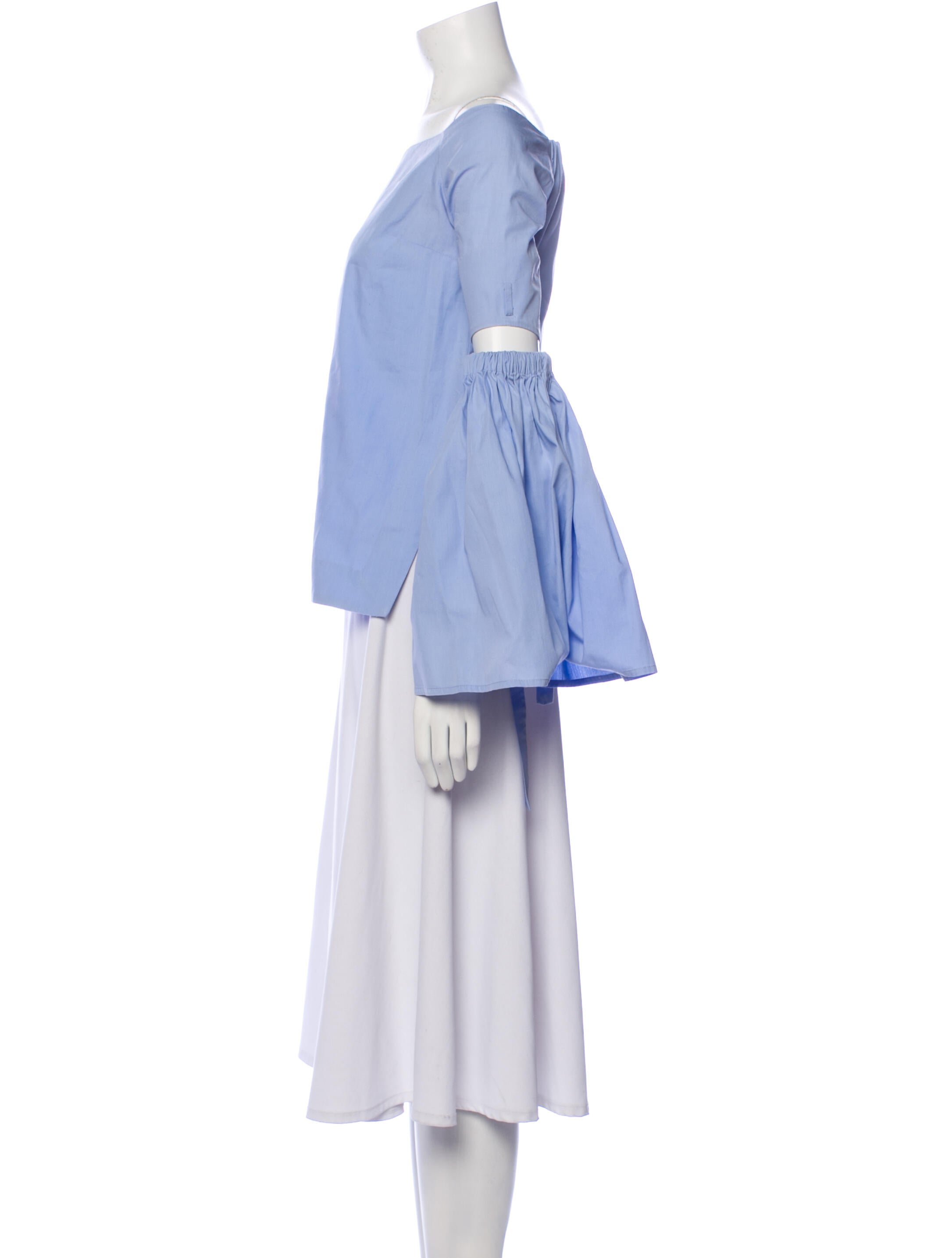 Ellery Off-The-Shoulder Long Sleeve Tunic