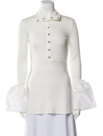 Ellery Tops Long Sleeve Polo Us2, UK6 | XS