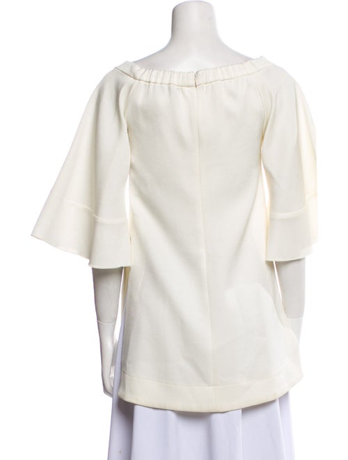 Ellery Bateau Neckline Three-Quarter Sleeve Tunic