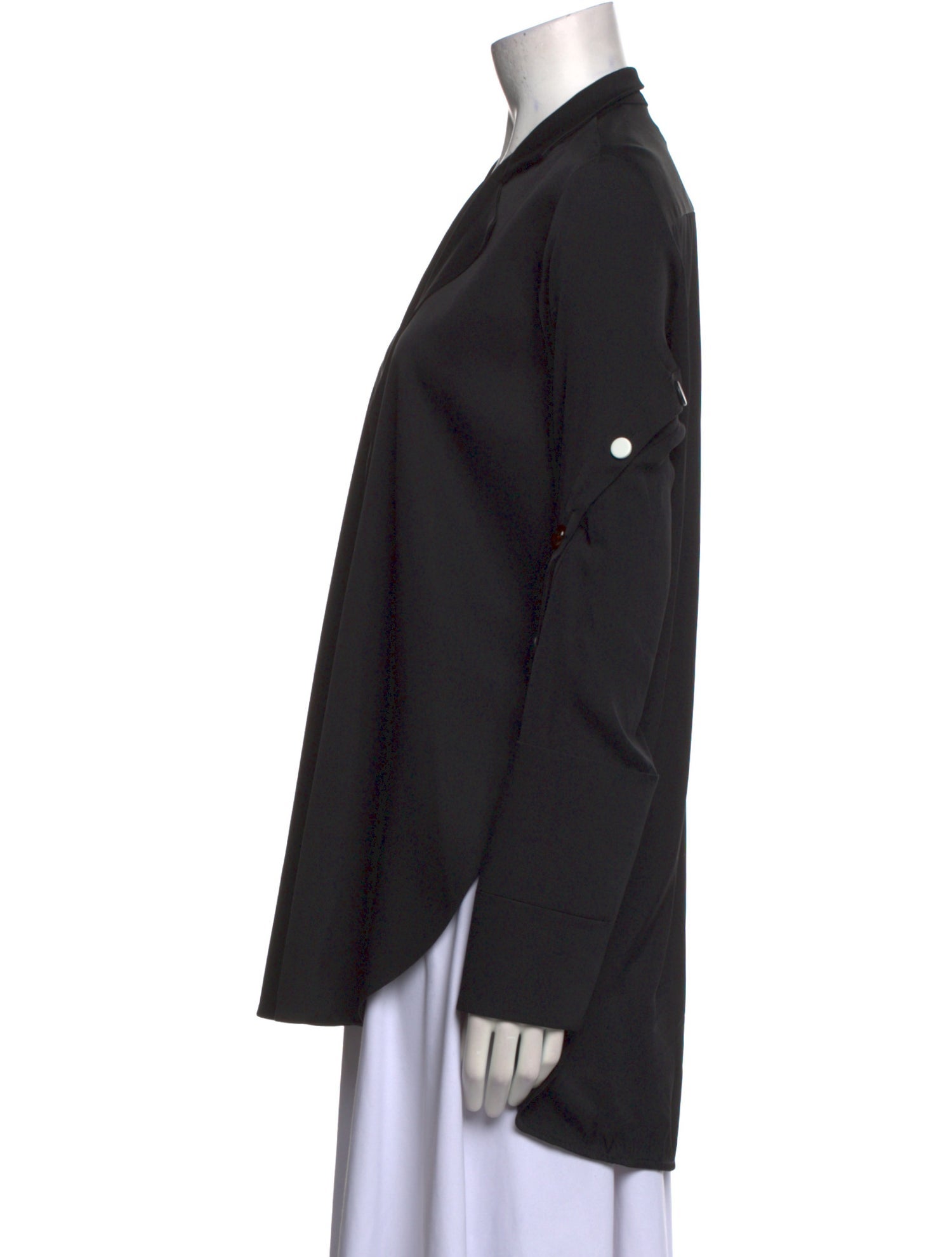 Ellery Long Sleeve Button-Up Top