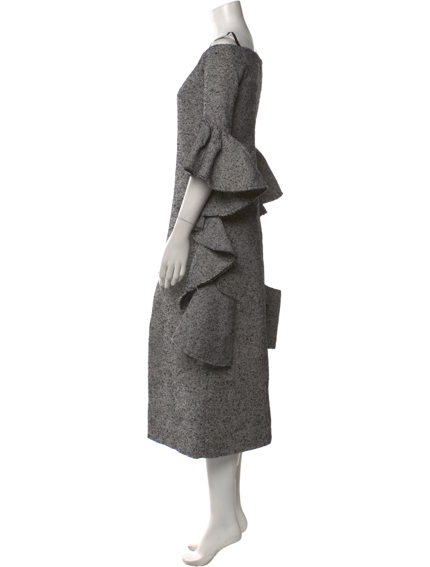 Ellery Printed Long Dress