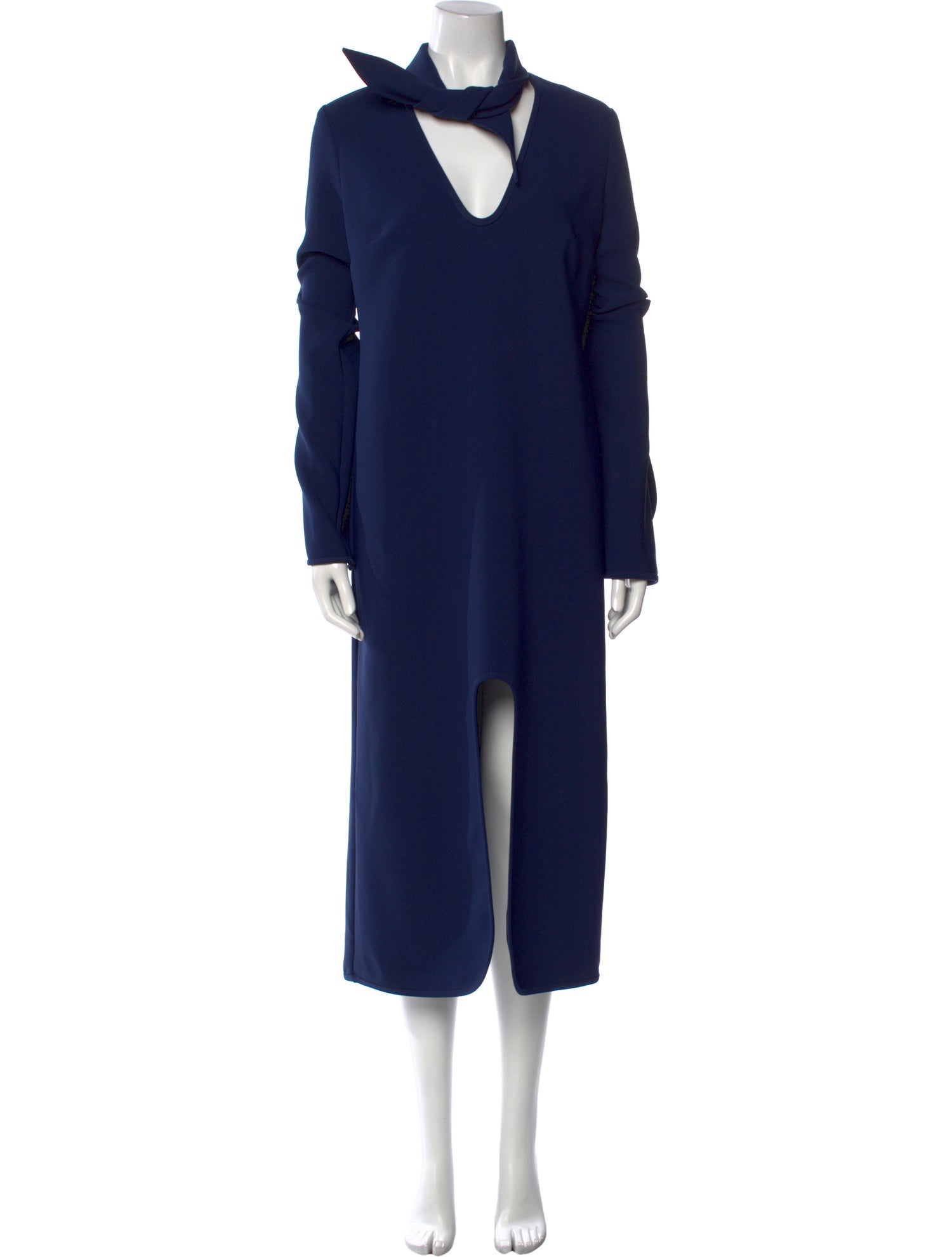 Ellery Mock Neck Long Dress