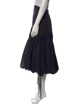 Ellery Ruffle Embellishment Midi Length Skirt