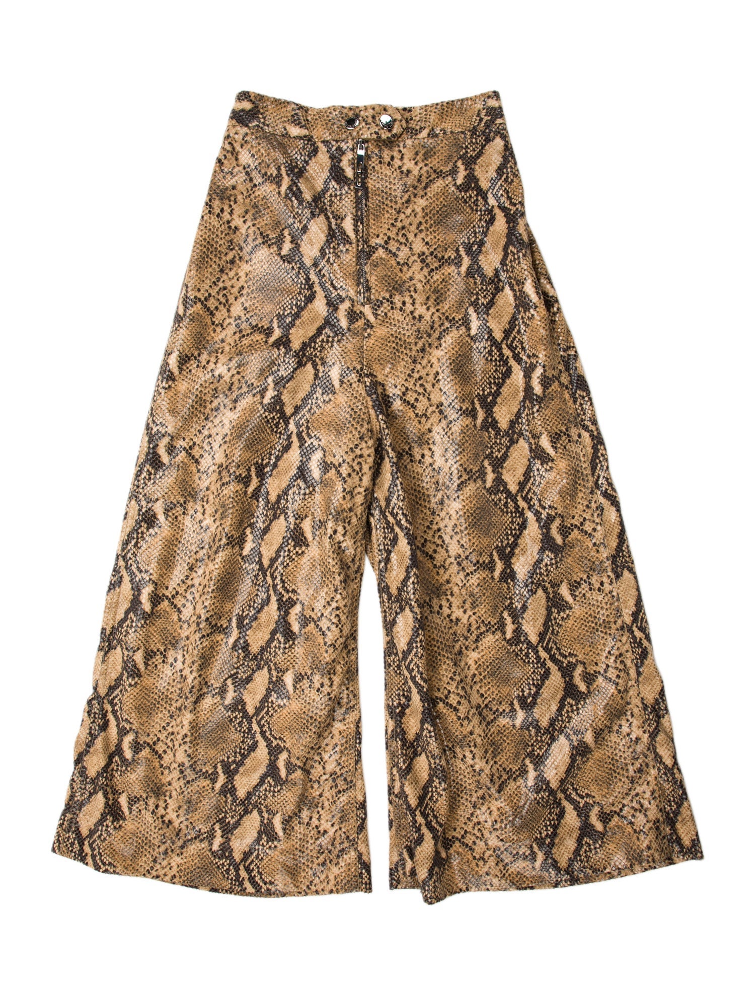 Ellery Animal Print Wide Leg Pants