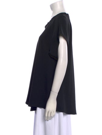 Ellery Scoop Neck Short Sleeve T-Shirt