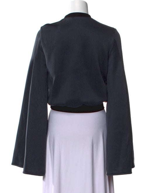 Ellery Mock Neck Long Sleeve Crop Top