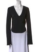 Ellery V-Neck Long Sleeve Top