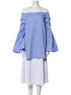 Ellery Off-The-Shoulder Three-Quarter Sleeve Tunic