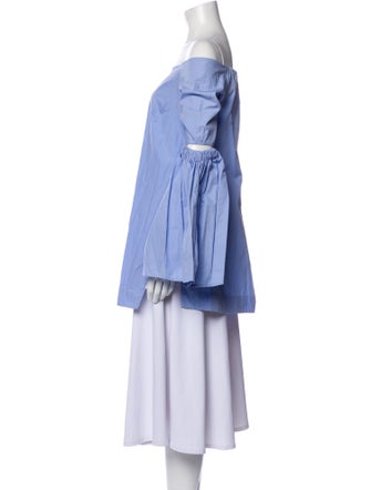 Ellery Off-The-Shoulder Three-Quarter Sleeve Tunic