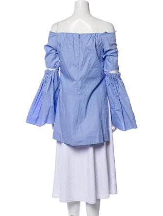 Ellery Off-The-Shoulder Three-Quarter Sleeve Tunic