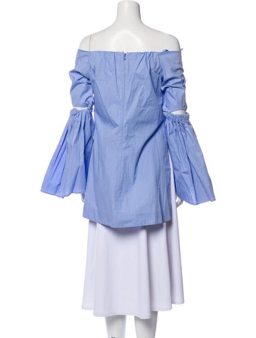 Ellery Off-The-Shoulder Three-Quarter Sleeve Tunic