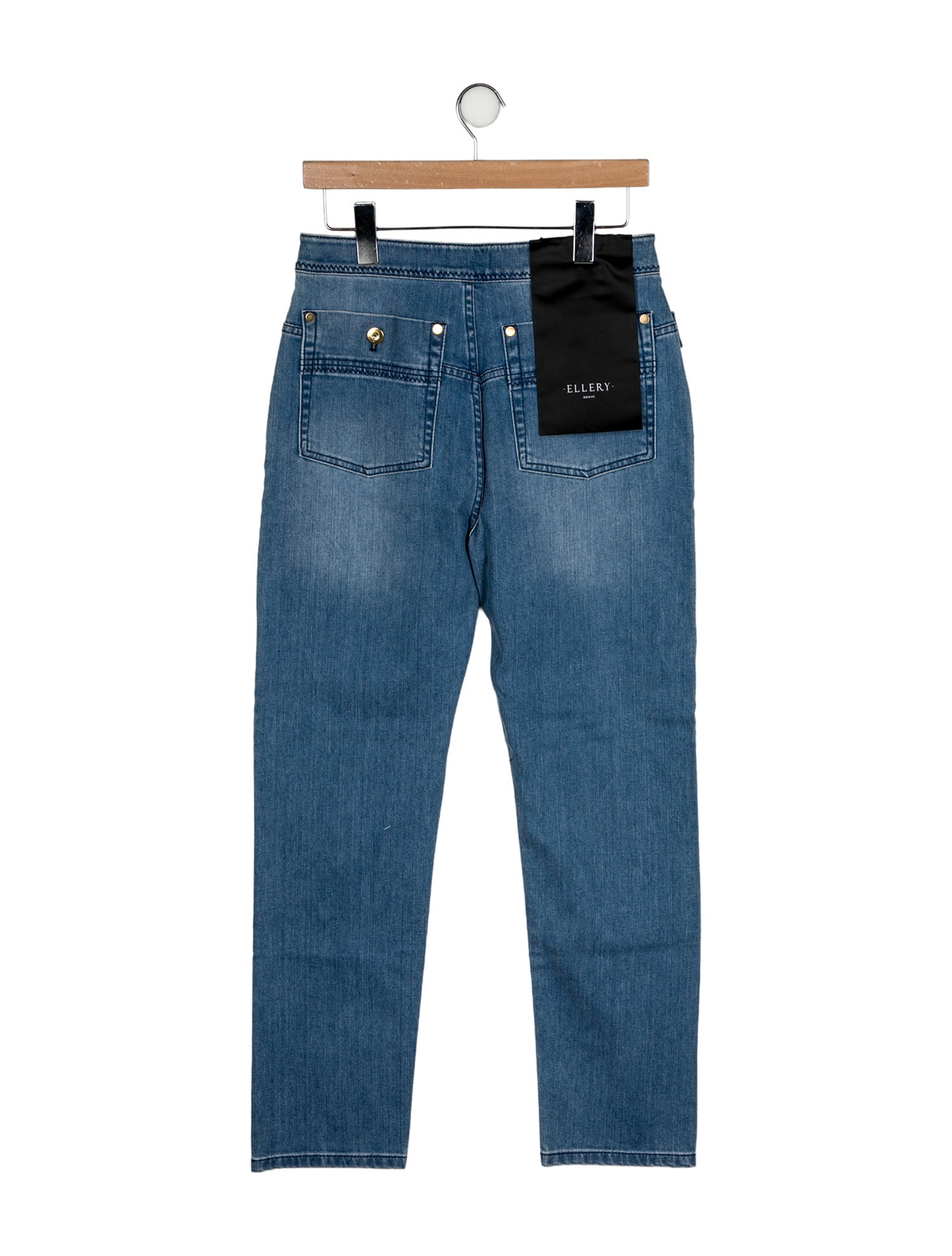 Ellery High-Rise Straight Leg Jeans