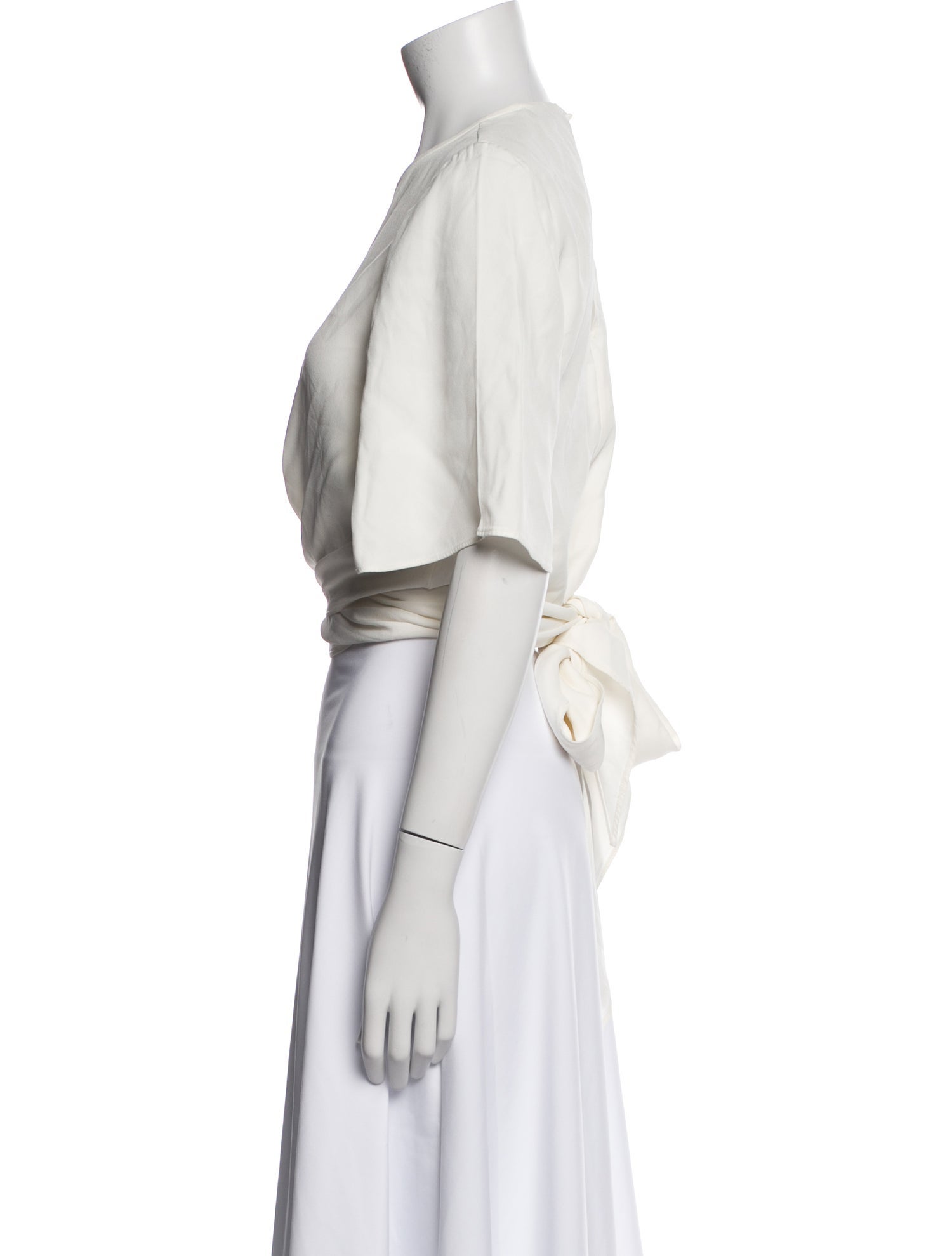 Ellery Crew Neck Short Sleeve Crop Top