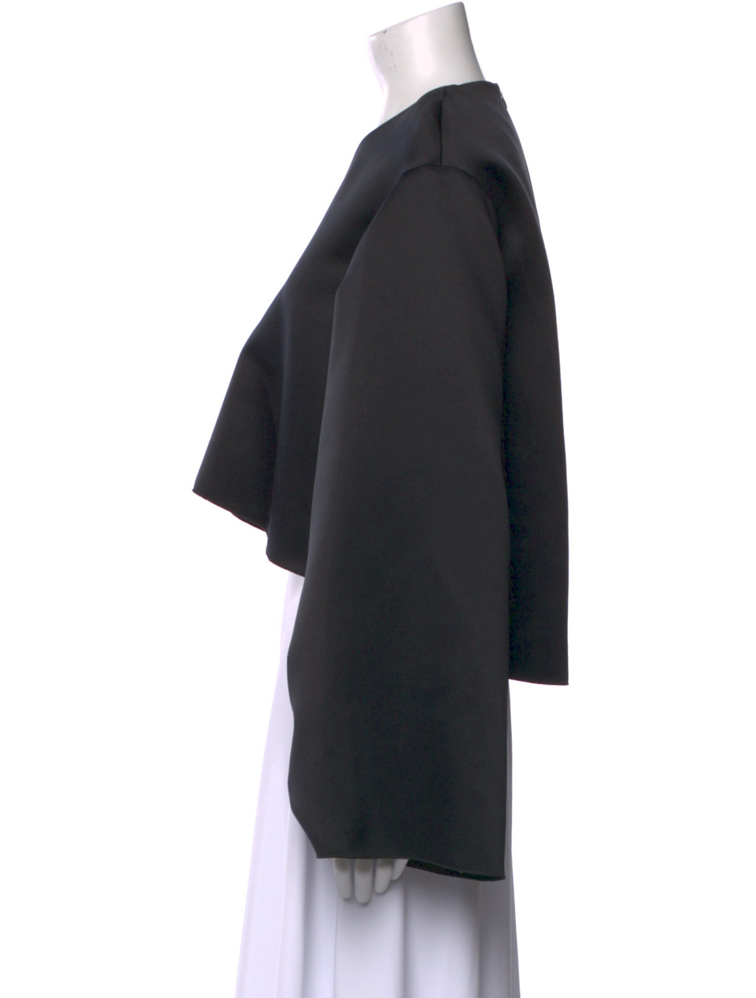 Ellery Crew Neck Long Sleeve Crop Top