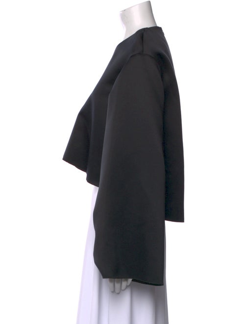 Ellery Crew Neck Long Sleeve Crop Top