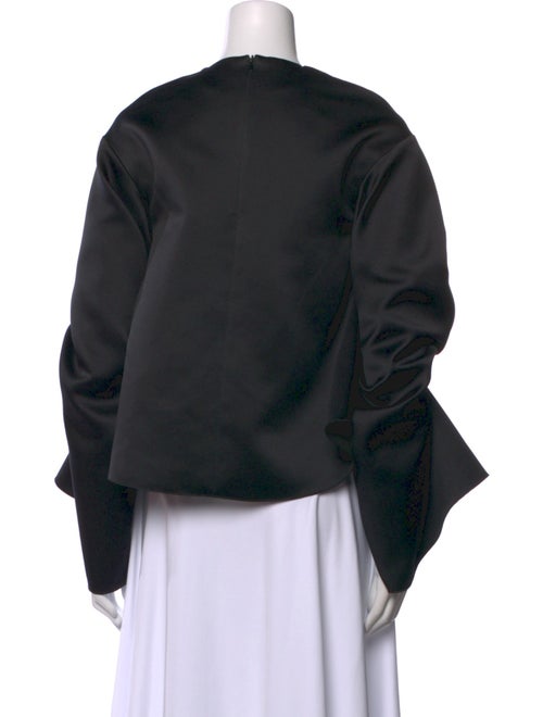 Ellery Crew Neck Long Sleeve Crop Top