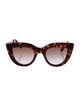 Ellery Cat-Eye Gradient Sunglasses