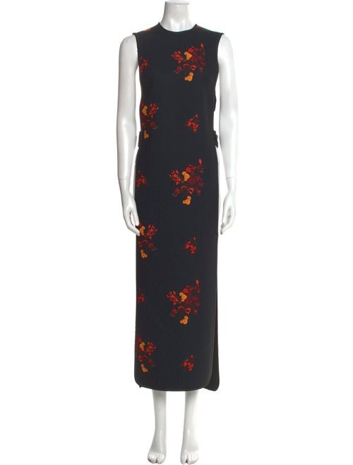 Ellery Floral Print Long Dress
