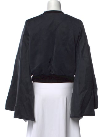 Ellery Crew Neck Long Sleeve Crop Top