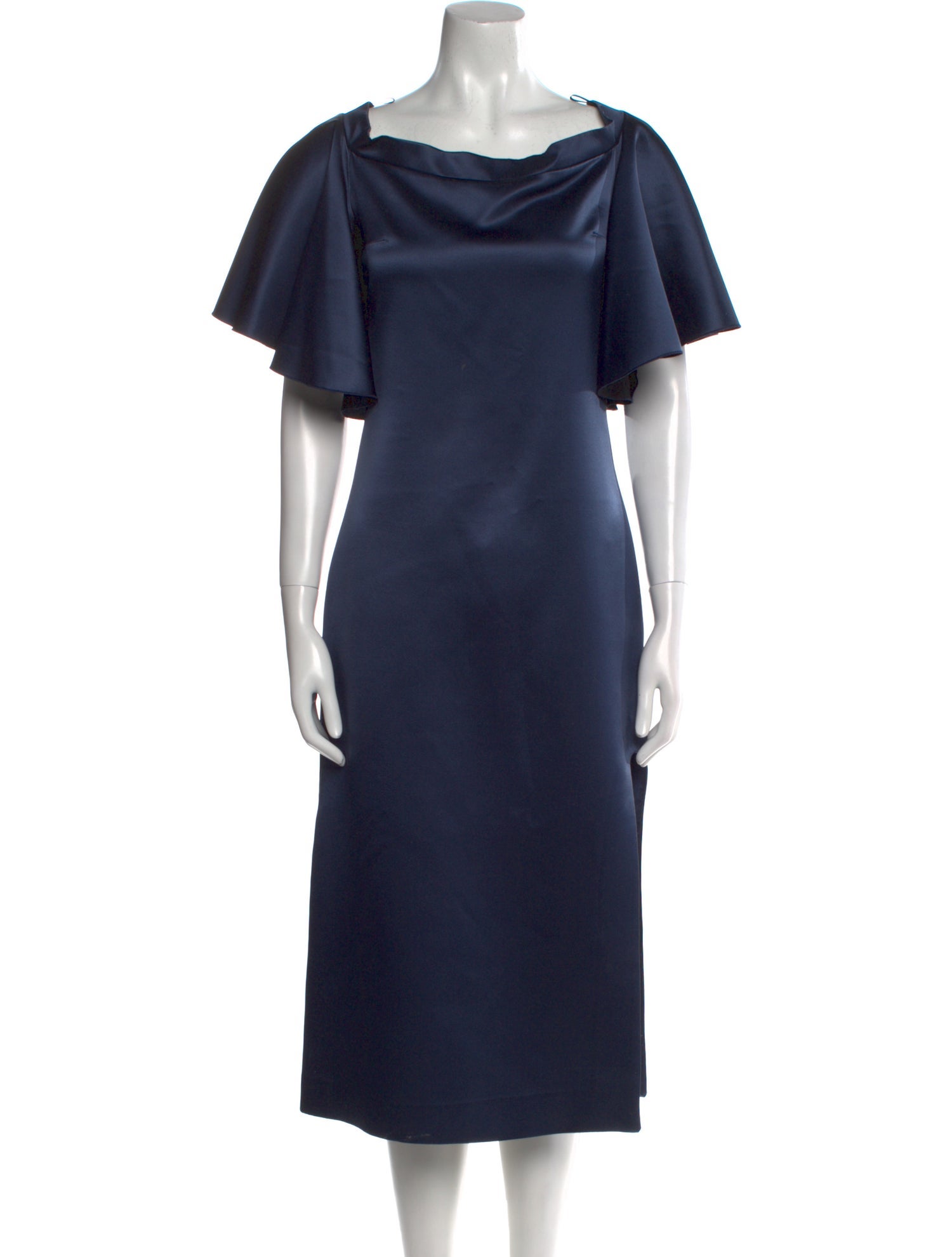 Ellery Silk Midi Length Dress