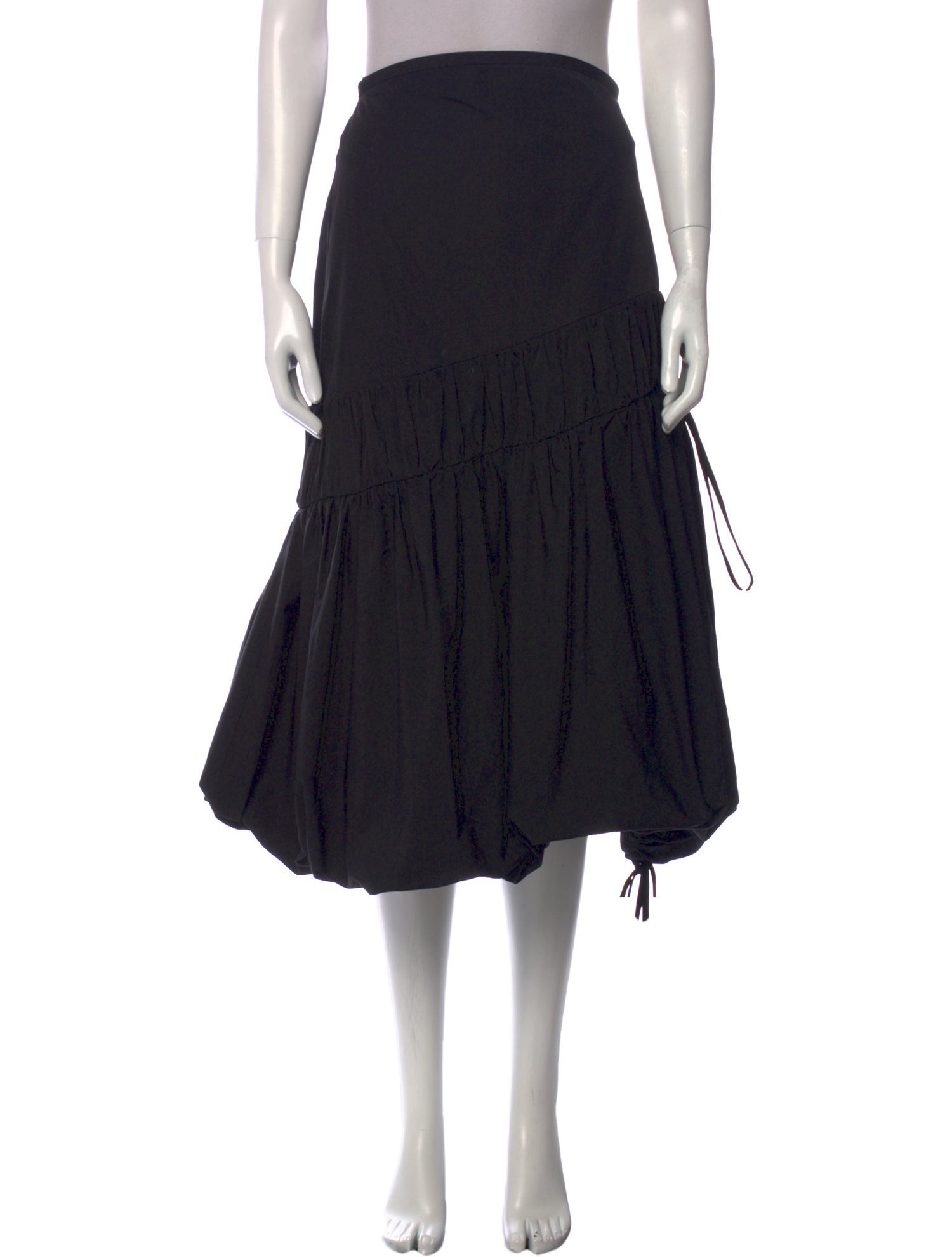 Ellery Ruffle Embellishment Midi Length Skirt