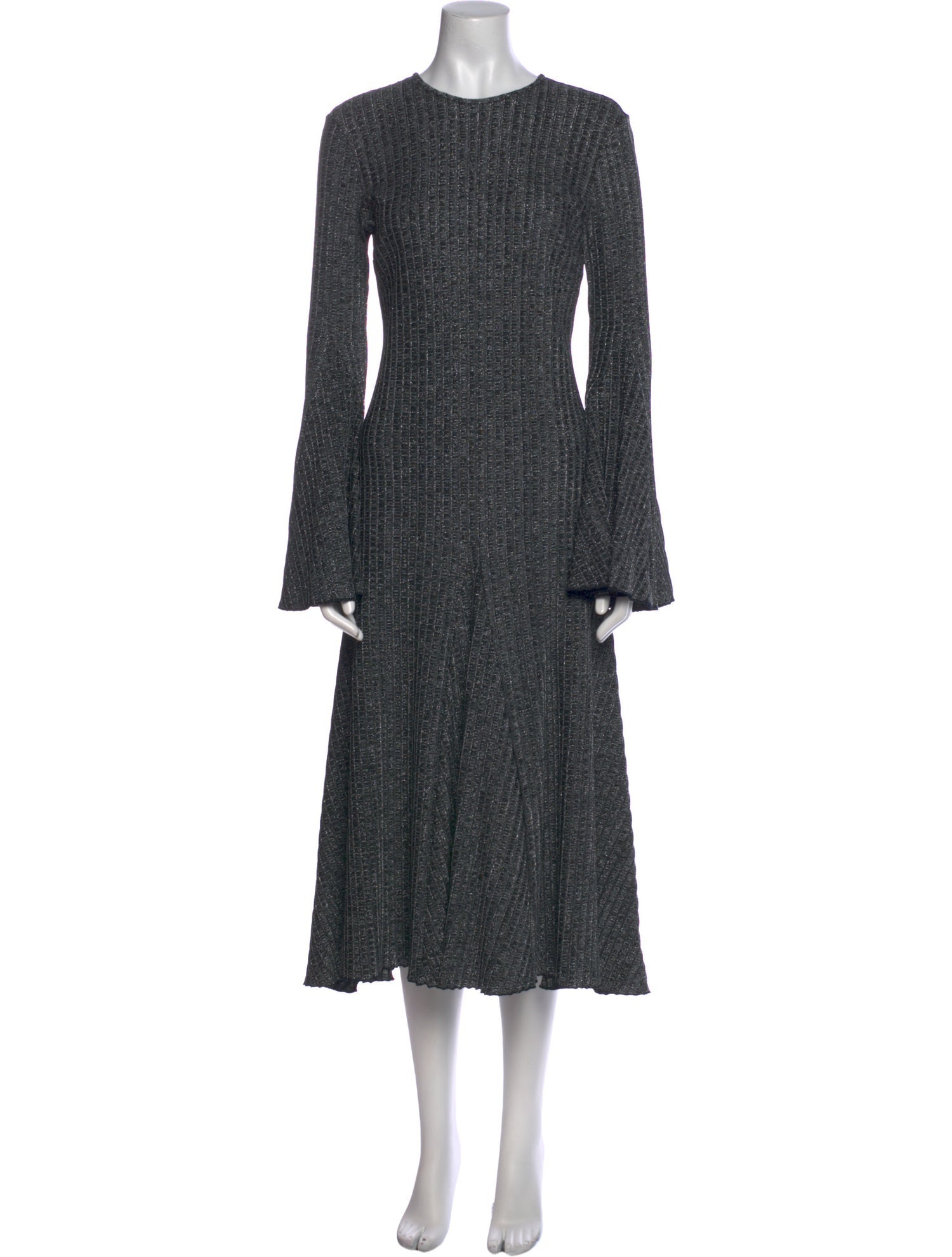 Ellery Crew Neck Midi Length Dress