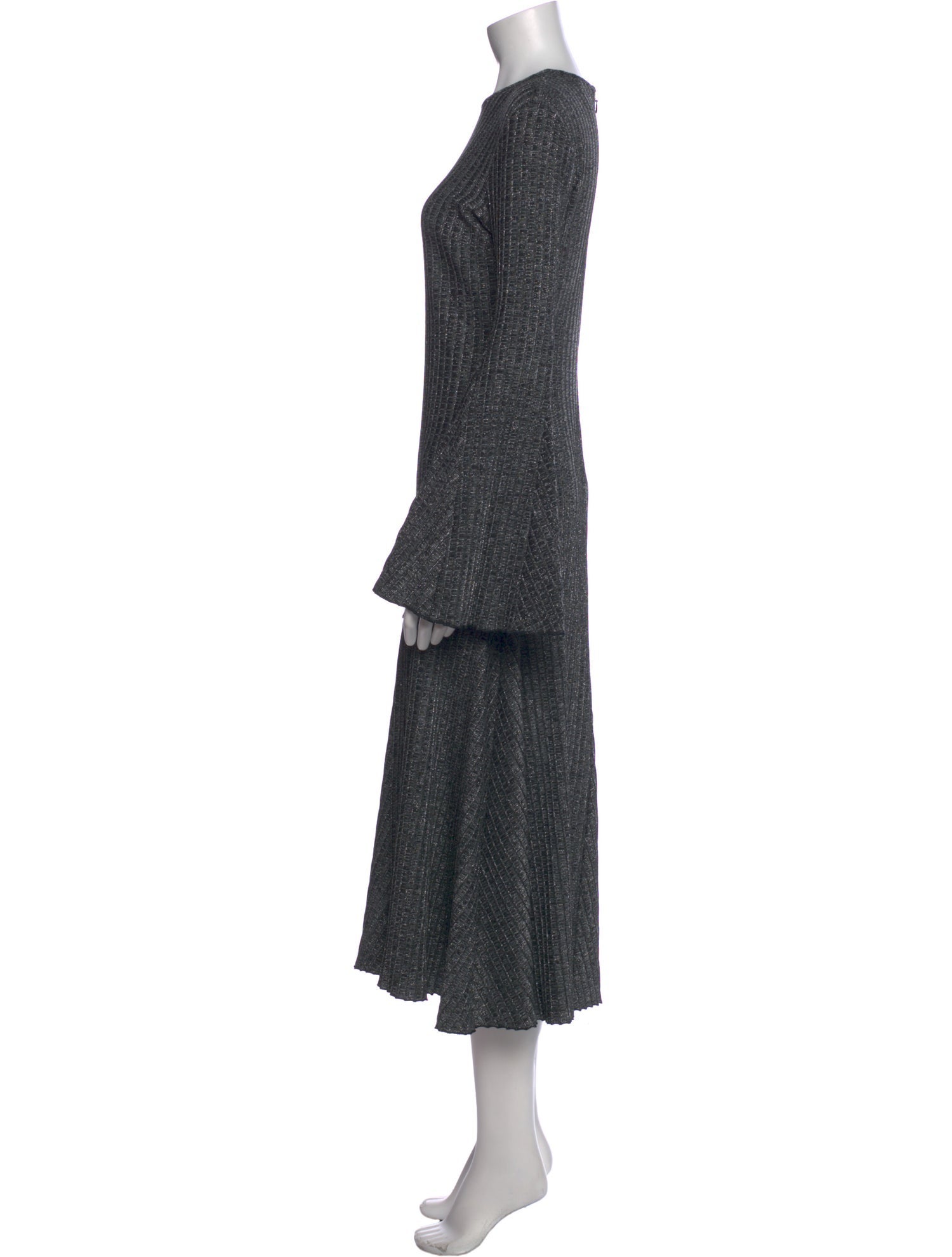 Ellery Crew Neck Midi Length Dress